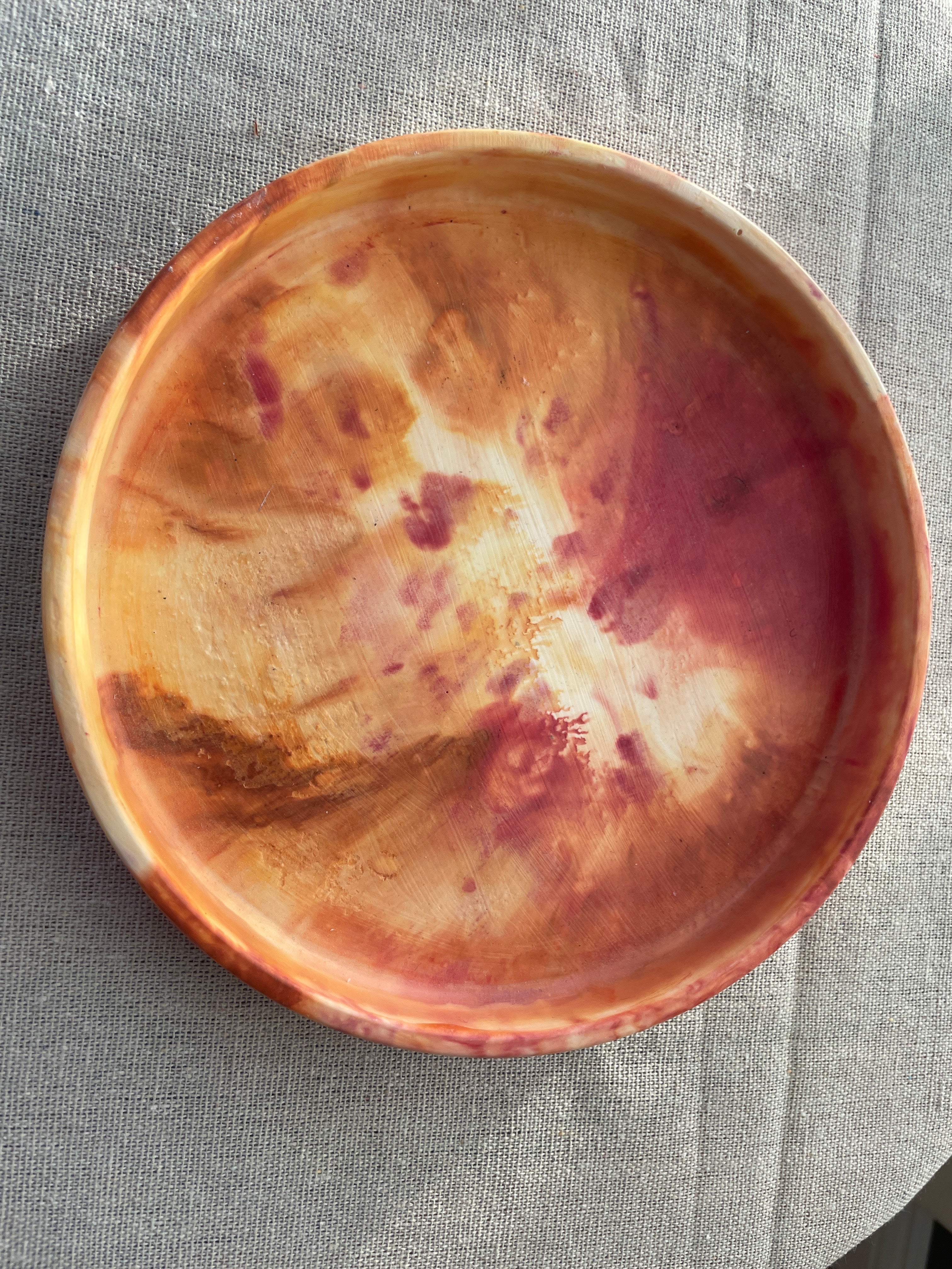 Handcrafted Gypsum Trinket Dish- Minimalist Catchall