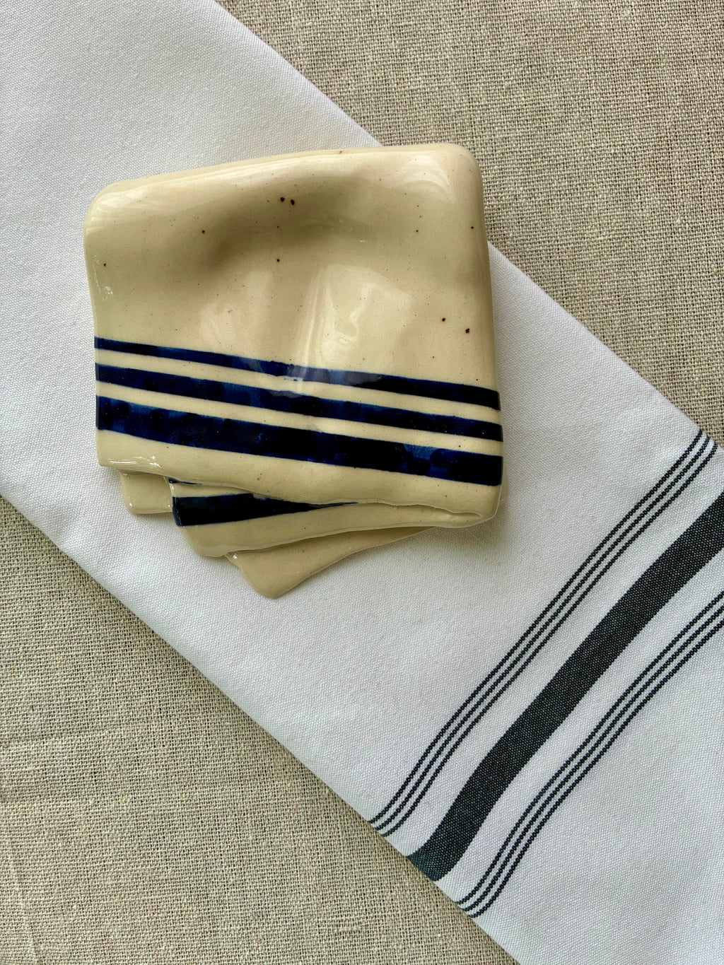 Linen Fold II— Spoon Rest