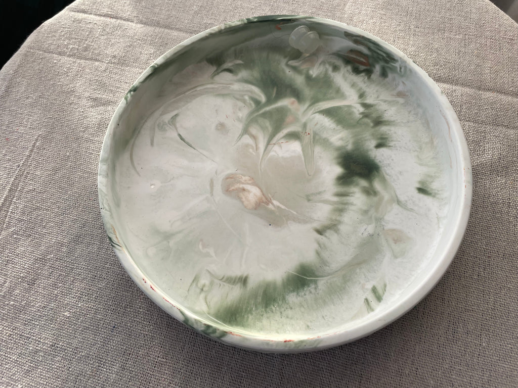 Handcrafted Gypsum Trinket Dish- Minimalist Catchall