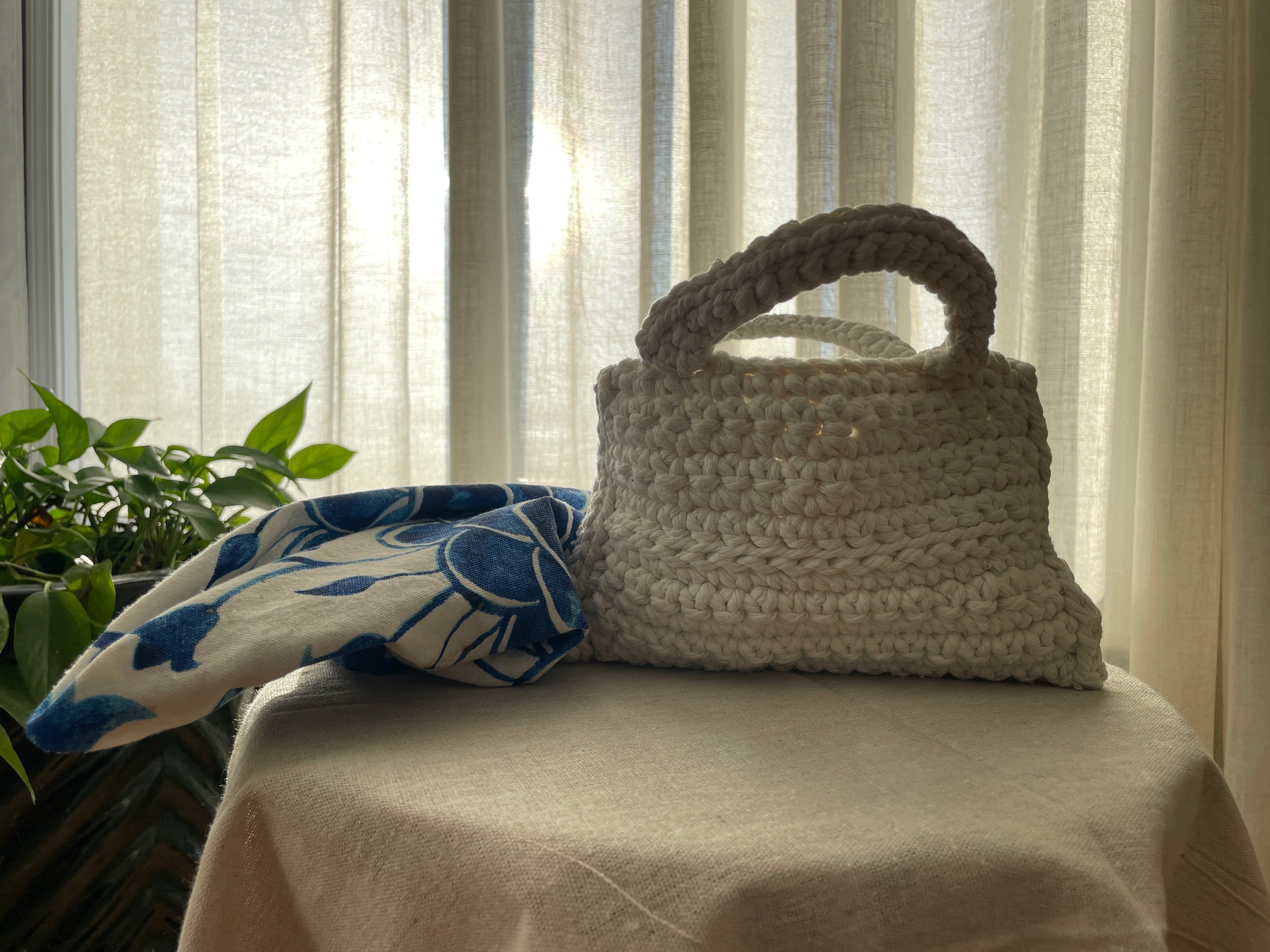 Capri | Mediterranean Hand- Crocheted Bag