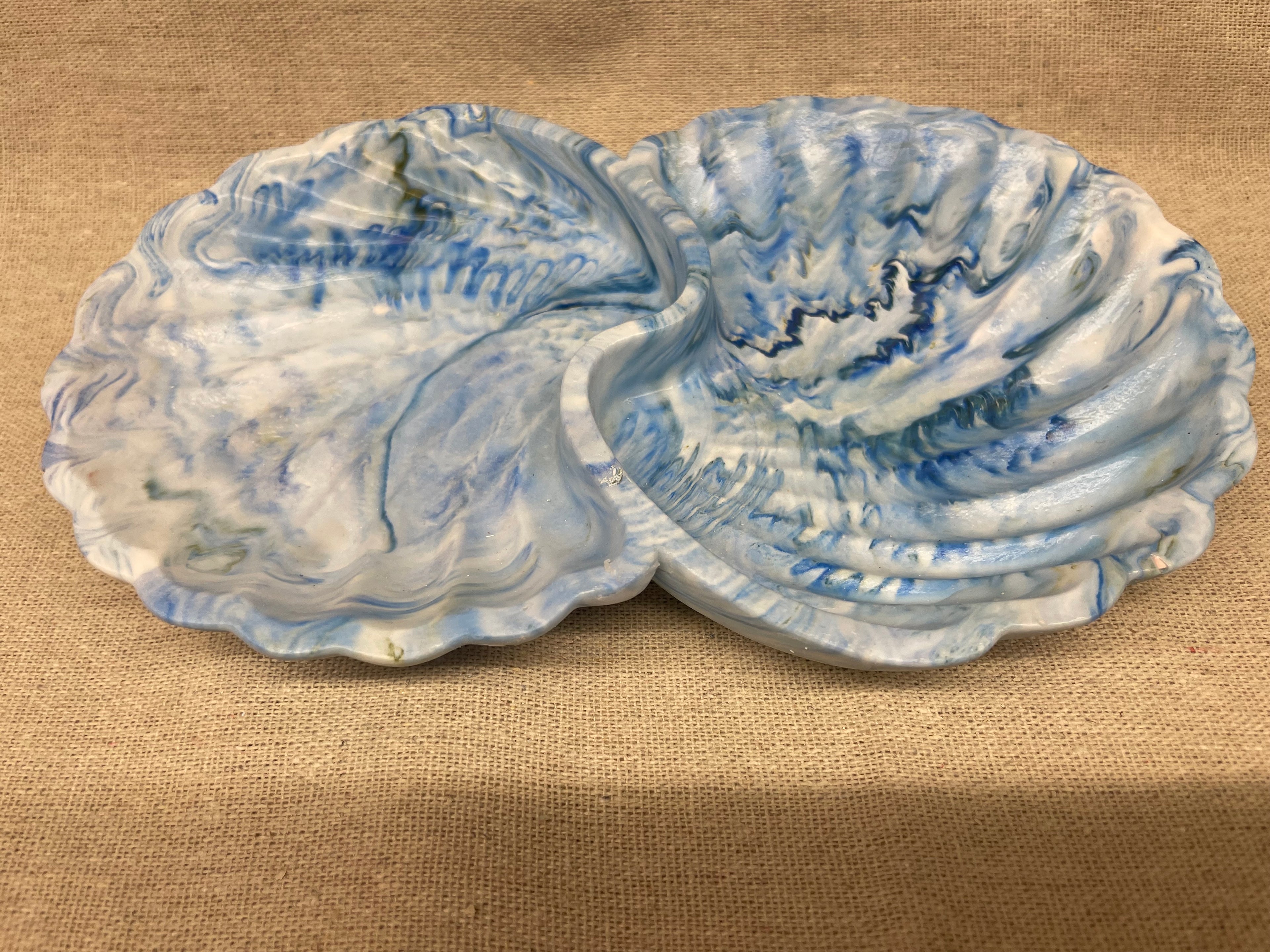 Coastal Shell Trinket Dish | Handcast Coastal Decor