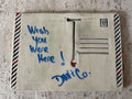 Handmade Ceramic Postcard Magnetic Message Board – Stoneware Fridge Memo Board