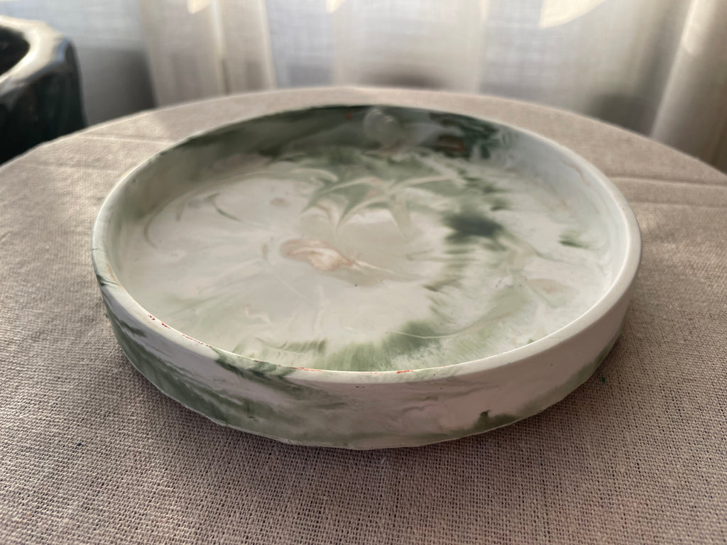 Handcrafted Gypsum Trinket Dish- Minimalist Catchall