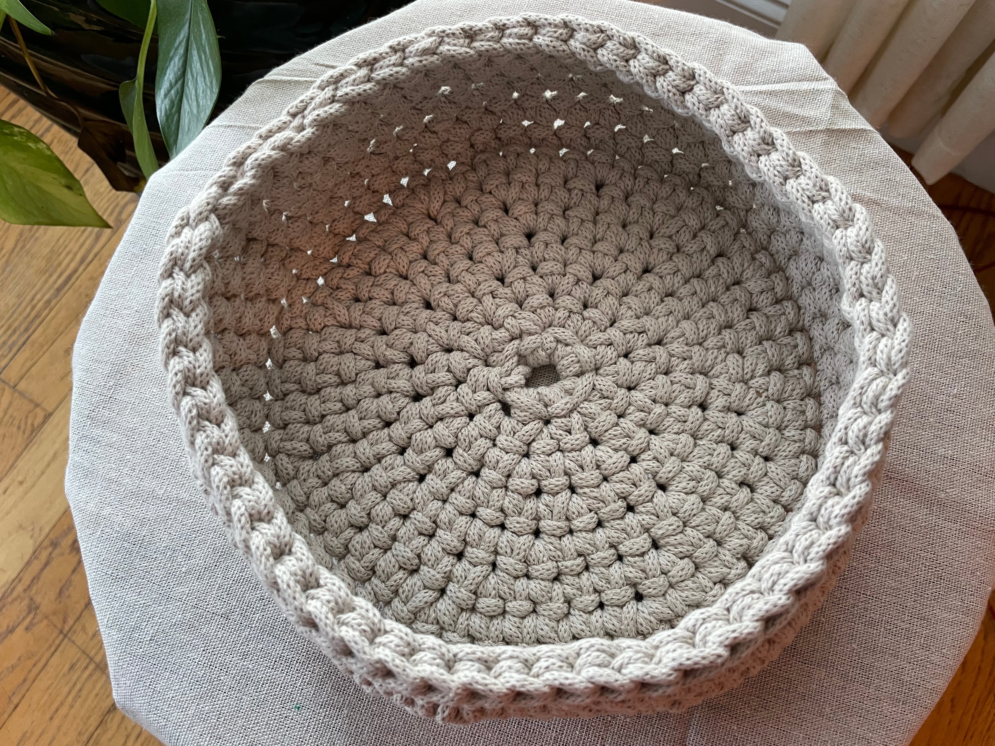 Noa – Handcrafted Cotton Basket (Large)