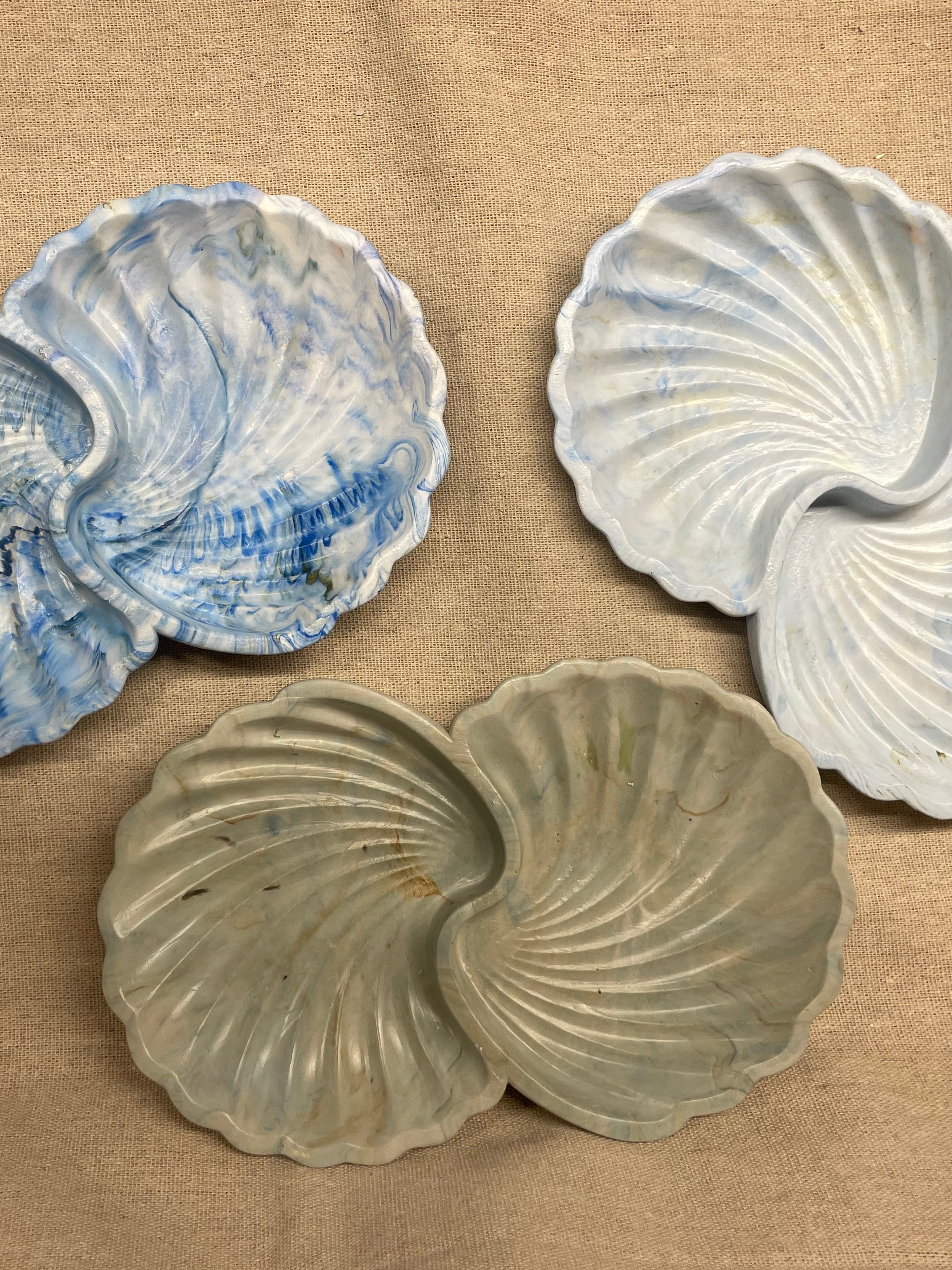 Coastal Shell Trinket Dish | Handcast Coastal Decor