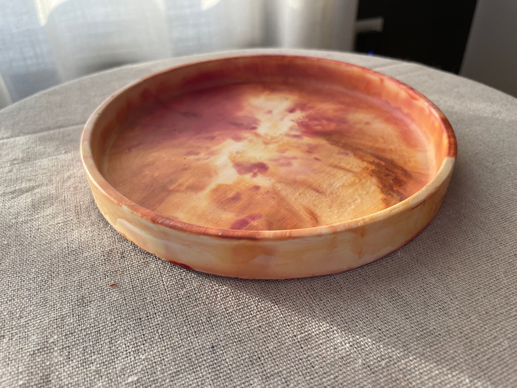 Handcrafted Gypsum Trinket Dish- Minimalist Catchall