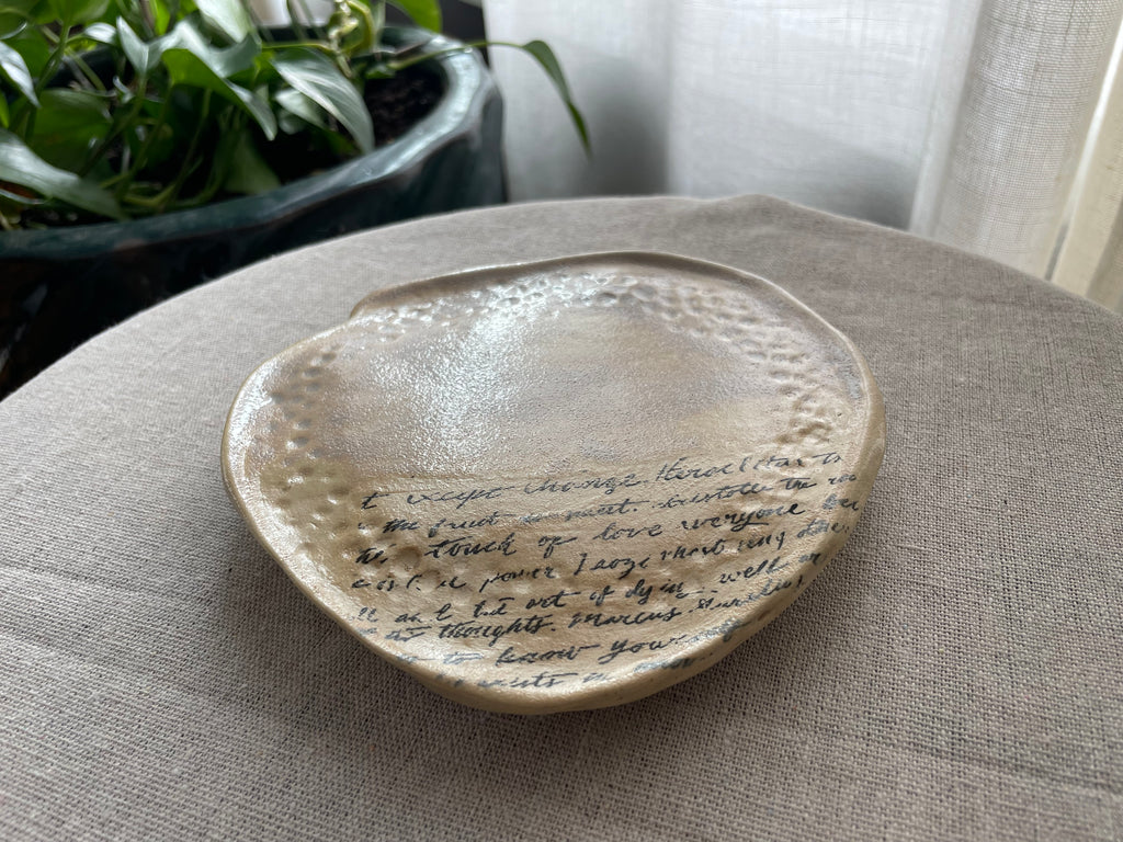 Liora | Hand-Formed Coastal Ceramic Dish