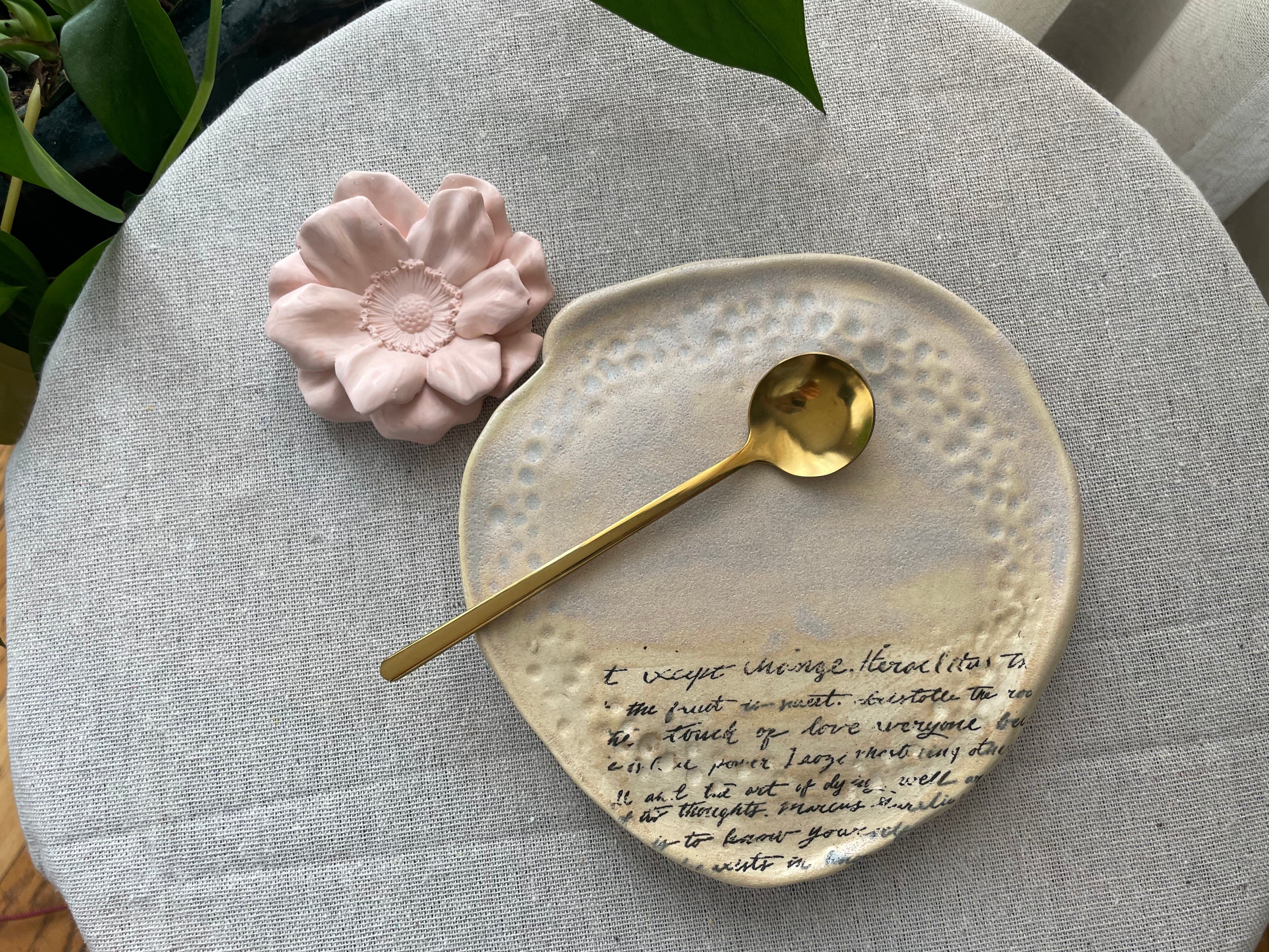 Liora | Hand-Formed Coastal Ceramic Dish