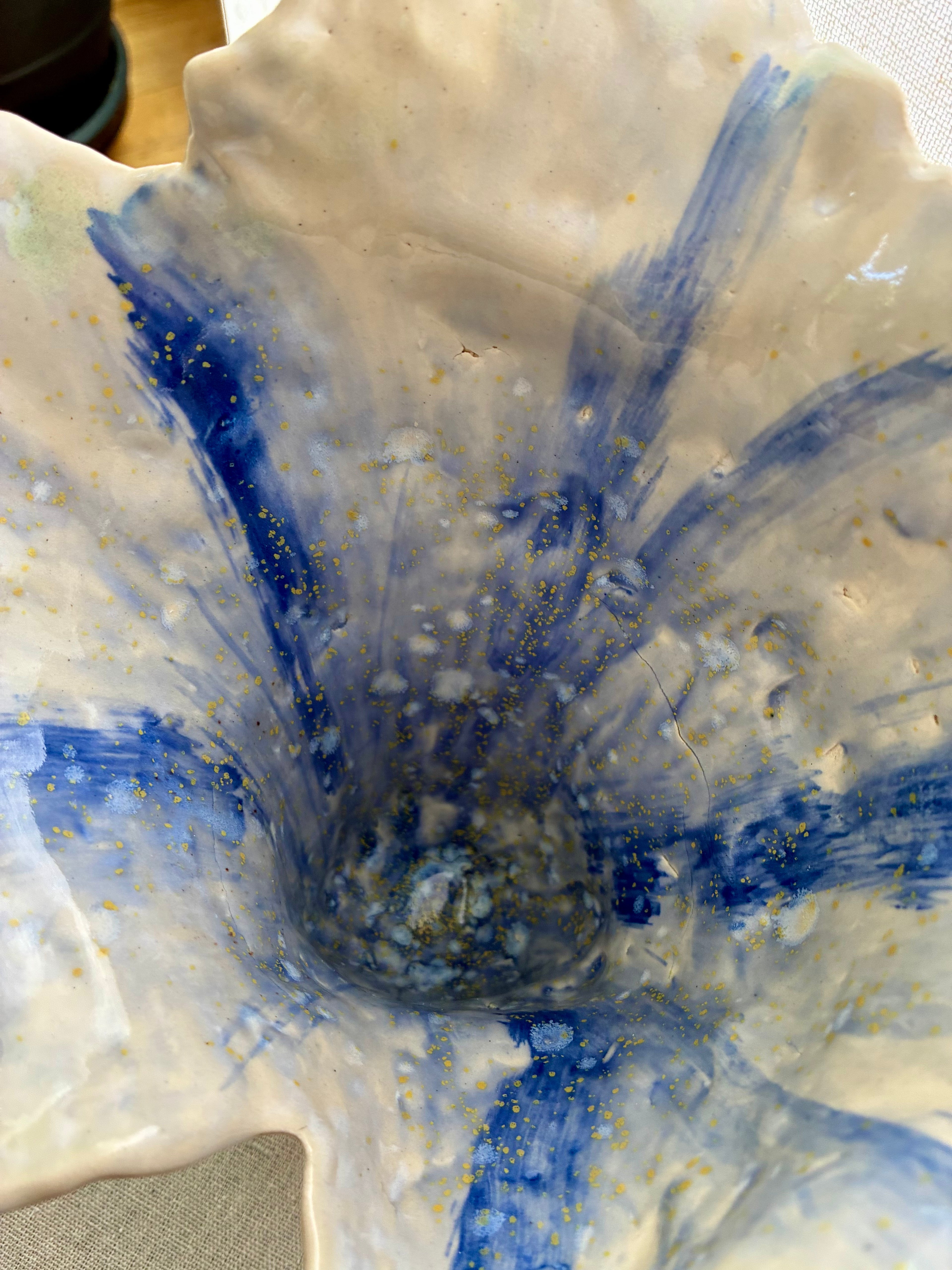Hydrangea Bloom – Sculptural Coastal Vessel
