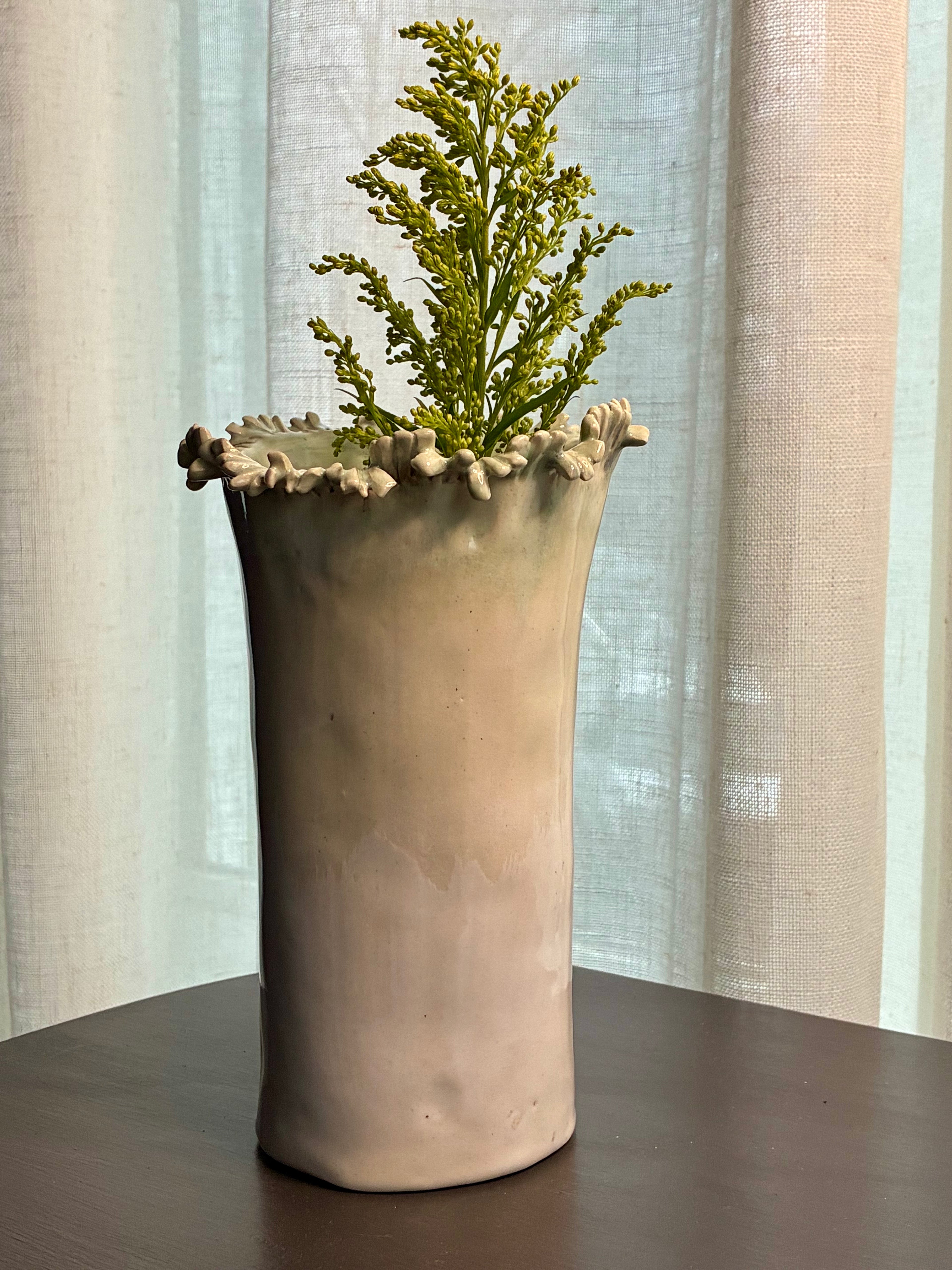 Reefline Vessel – Sculpted Ceramic Vase