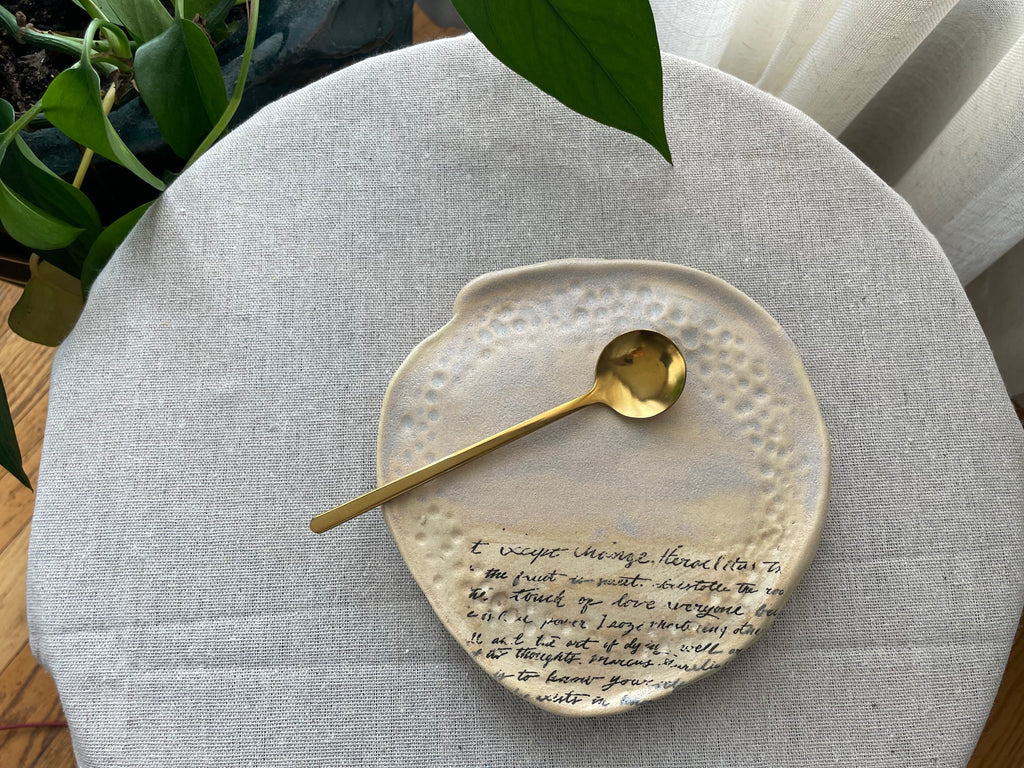 Liora | Hand-Formed Coastal Ceramic Dish