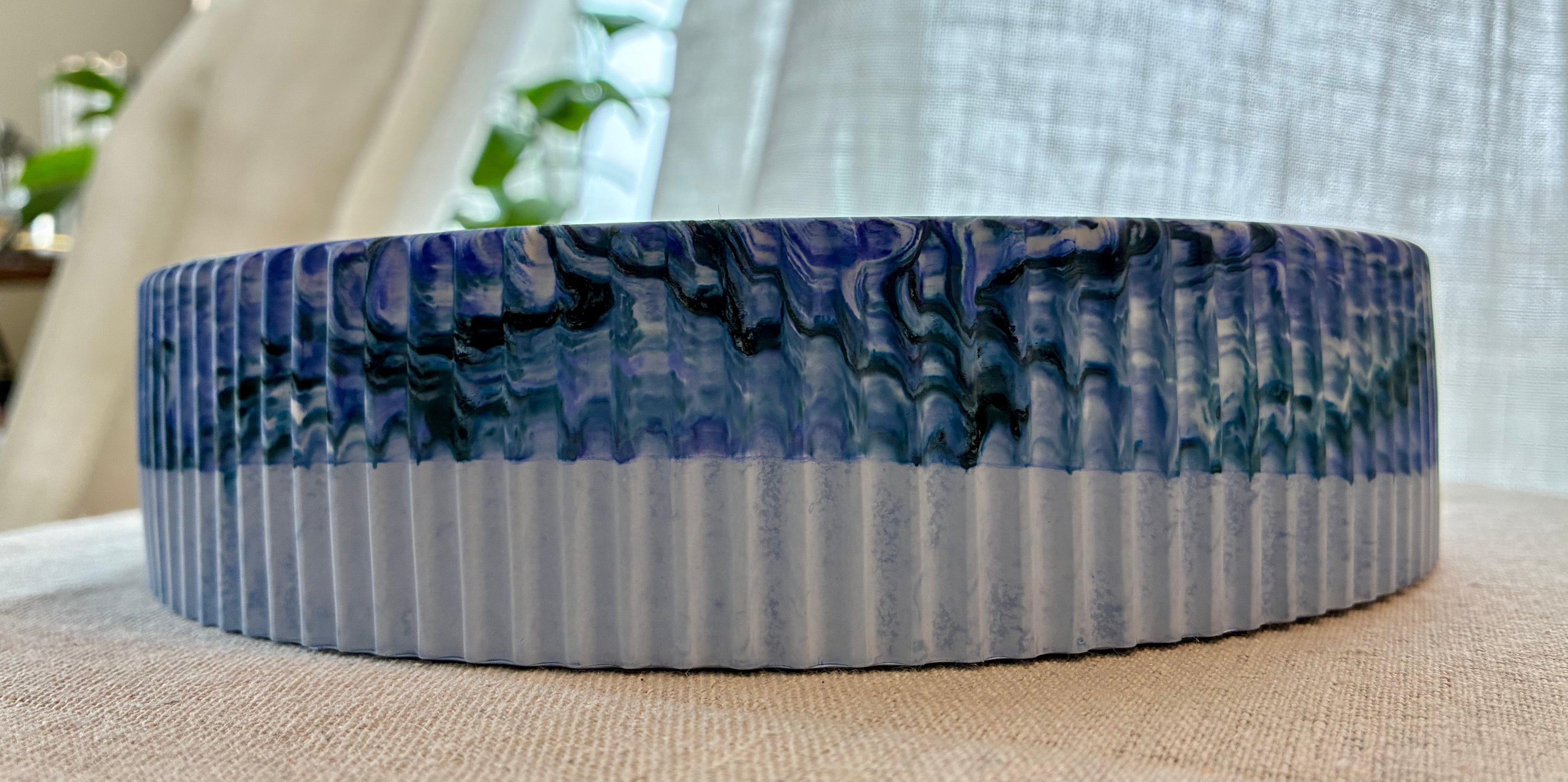 Oceana – Sculpted Gypsum Vessel