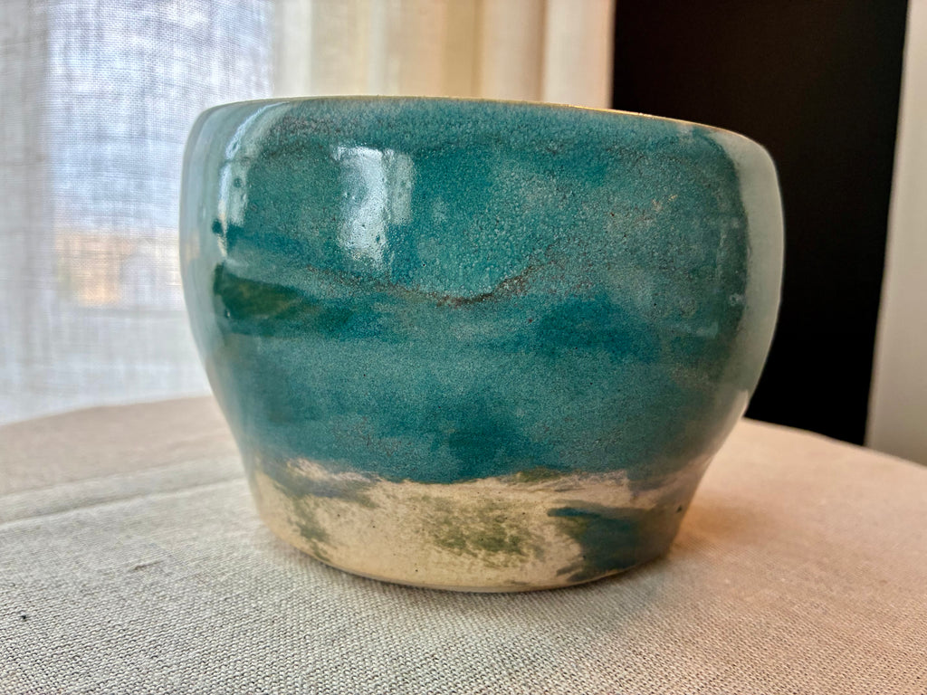 Isla Bowl | Handmade Coastal Ceramic Bowl | Ocean Glaze Stoneware | DMV & Co.
