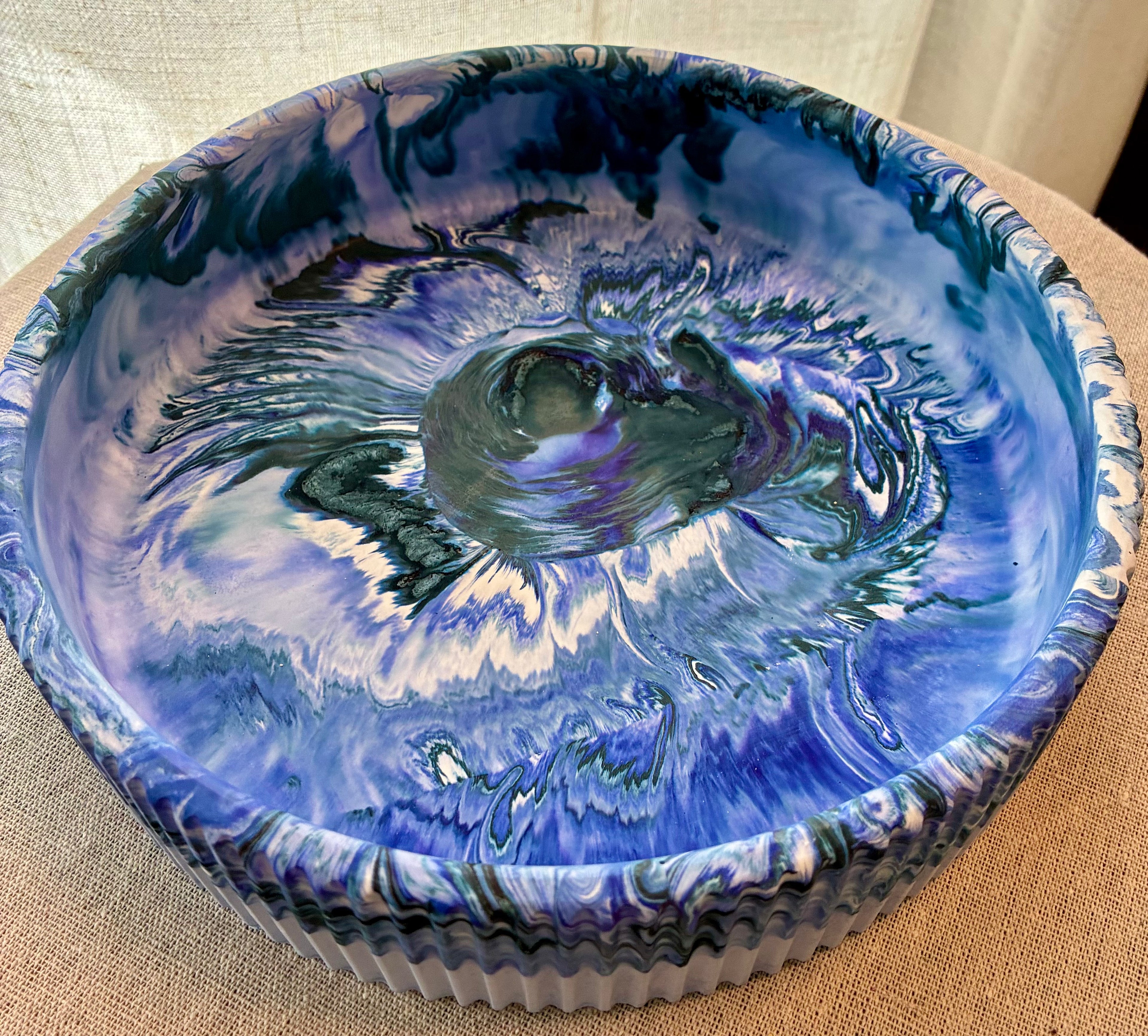 Oceana – Sculpted Gypsum Vessel