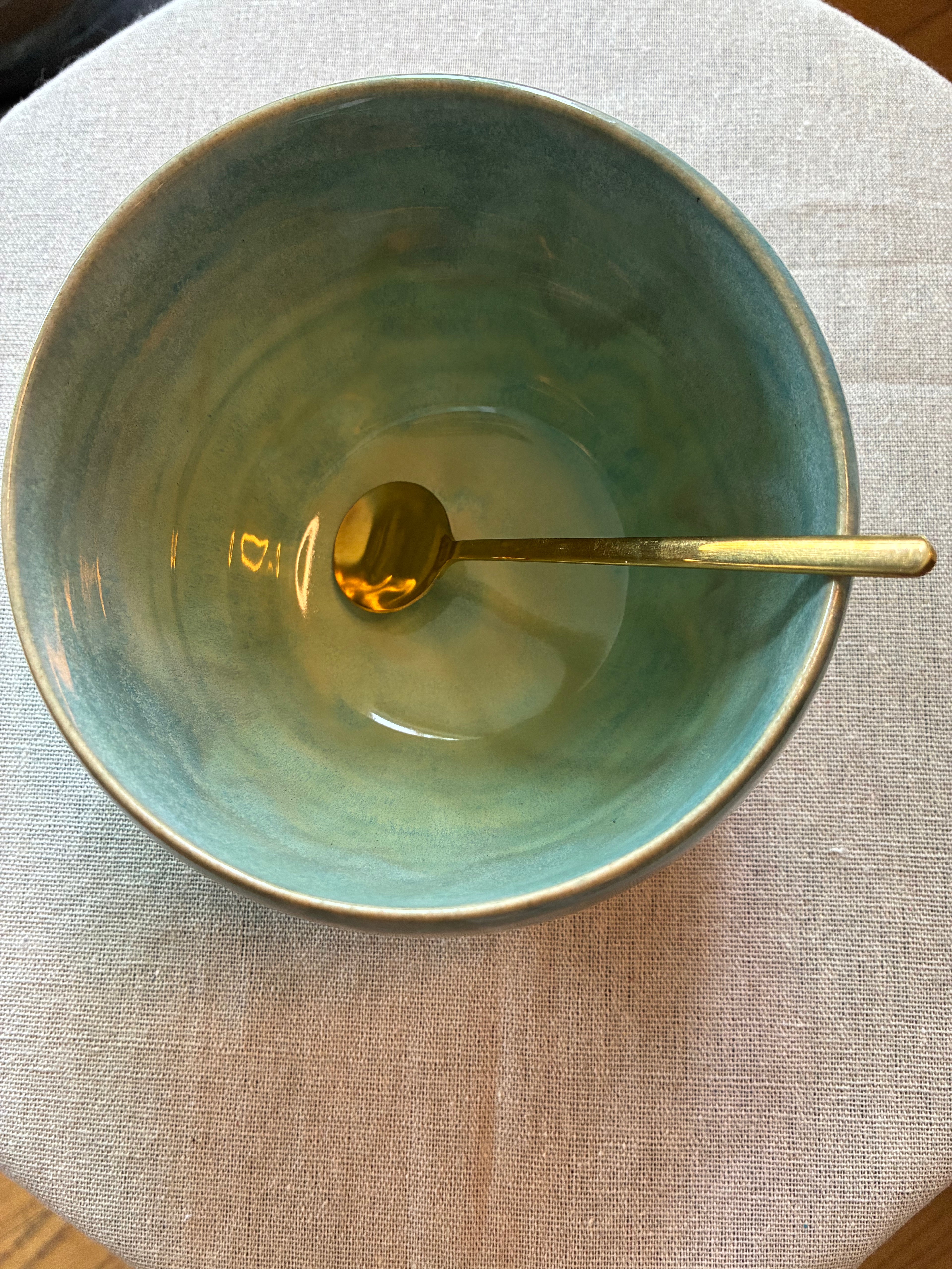 Isla Bowl | Handmade Coastal Ceramic Bowl | Ocean Glaze Stoneware | DMV & Co.