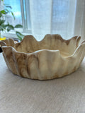 Ivory Strata – Sculpted Bowl