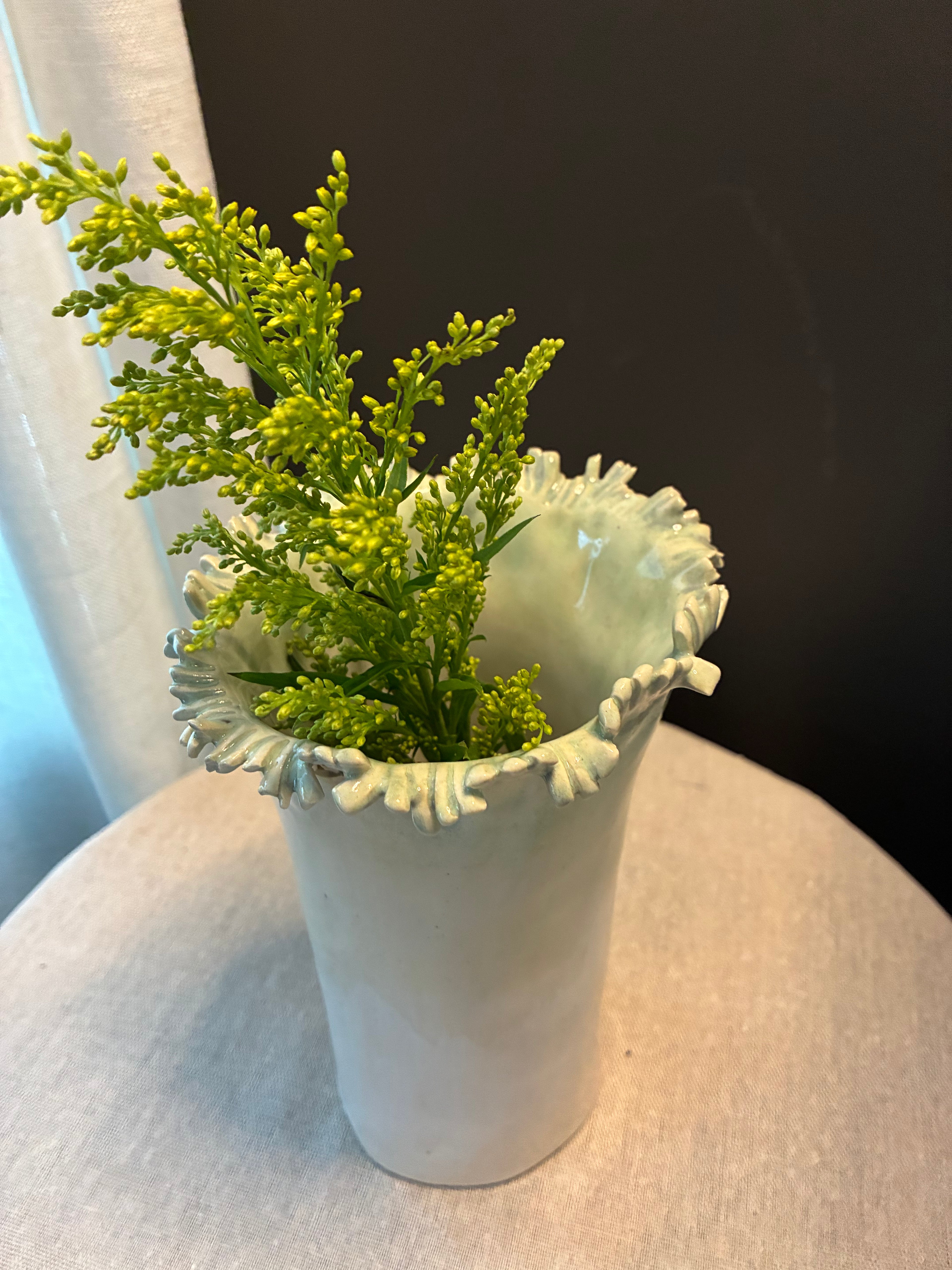 Reefline Vessel – Sculpted Ceramic Vase