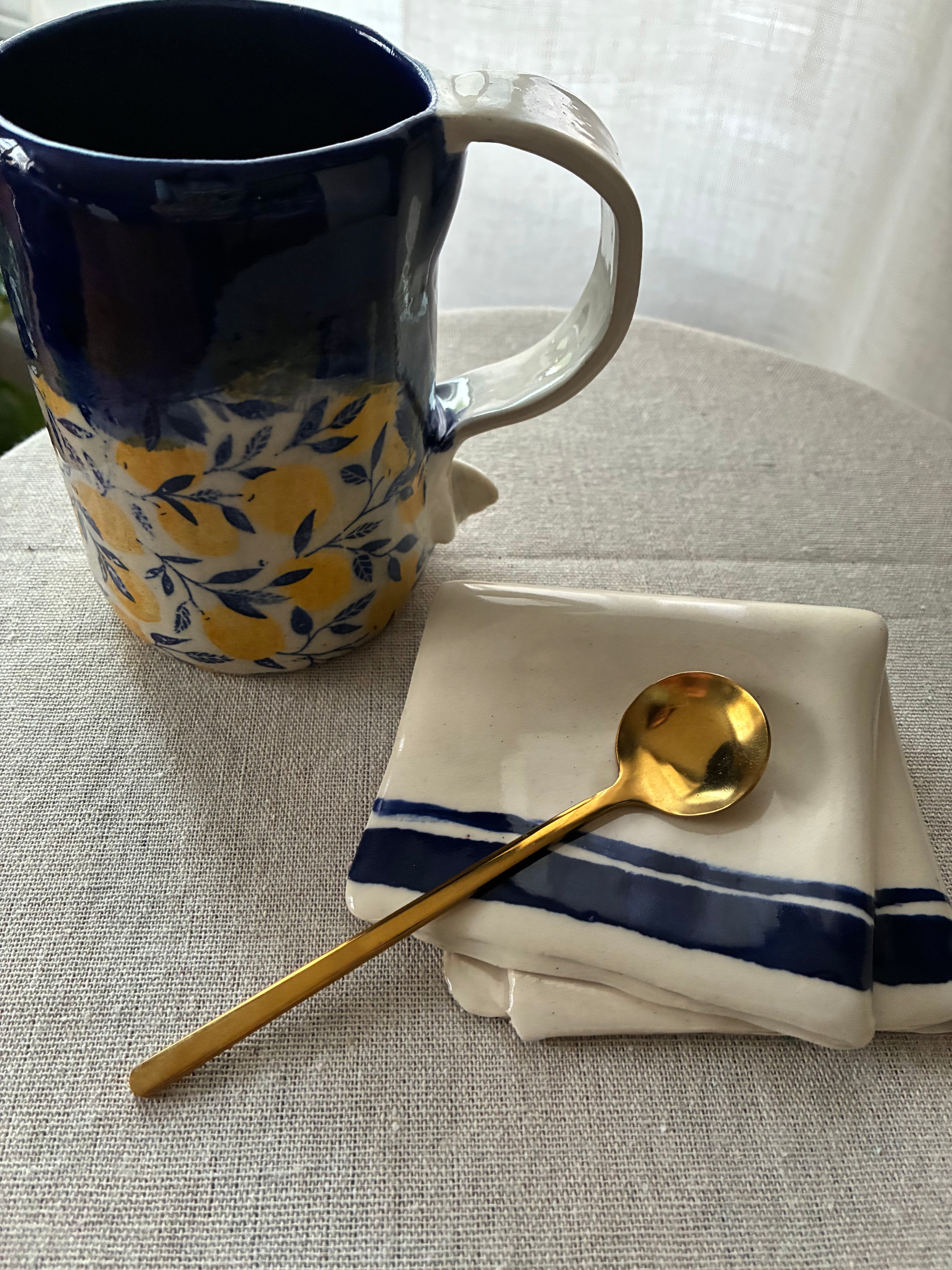 Linen Fold – Spoon Rest