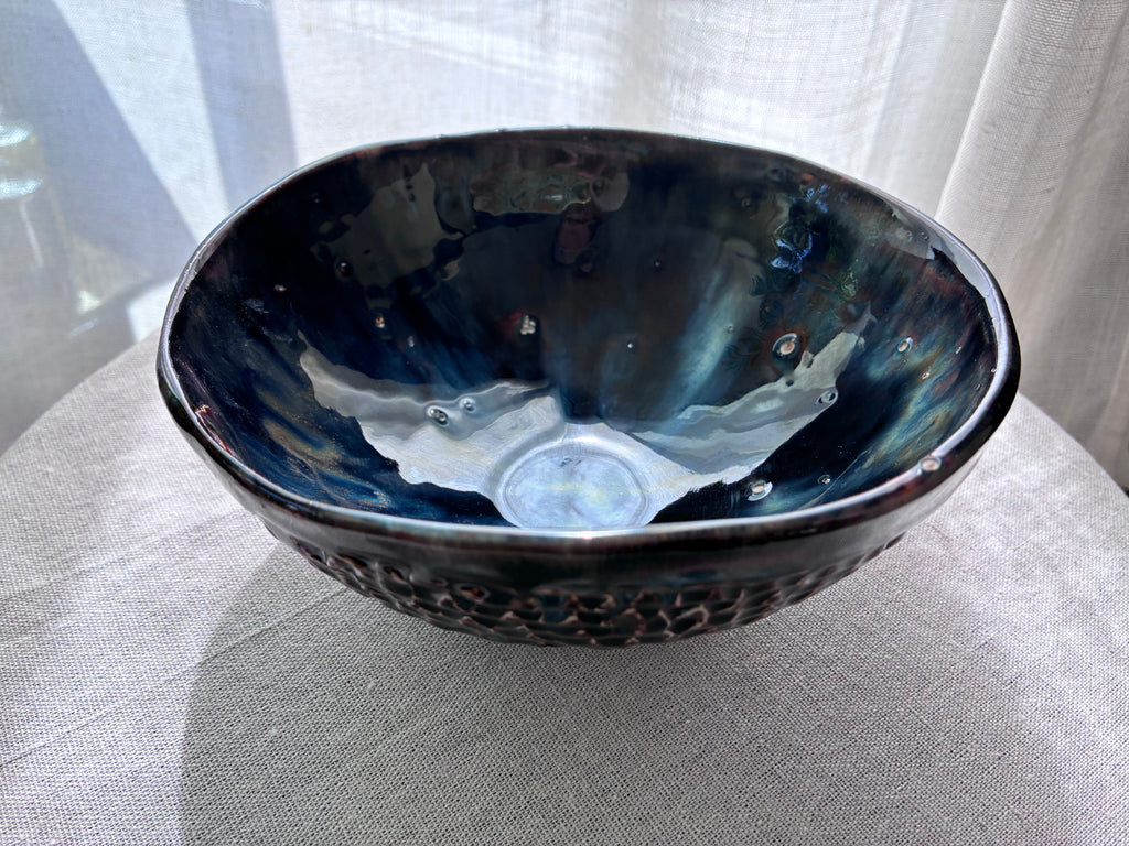 Abyssal Light – Sculptural Ceramic Bowl
