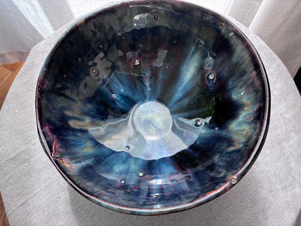 Abyssal Light – Sculptural Ceramic Bowl