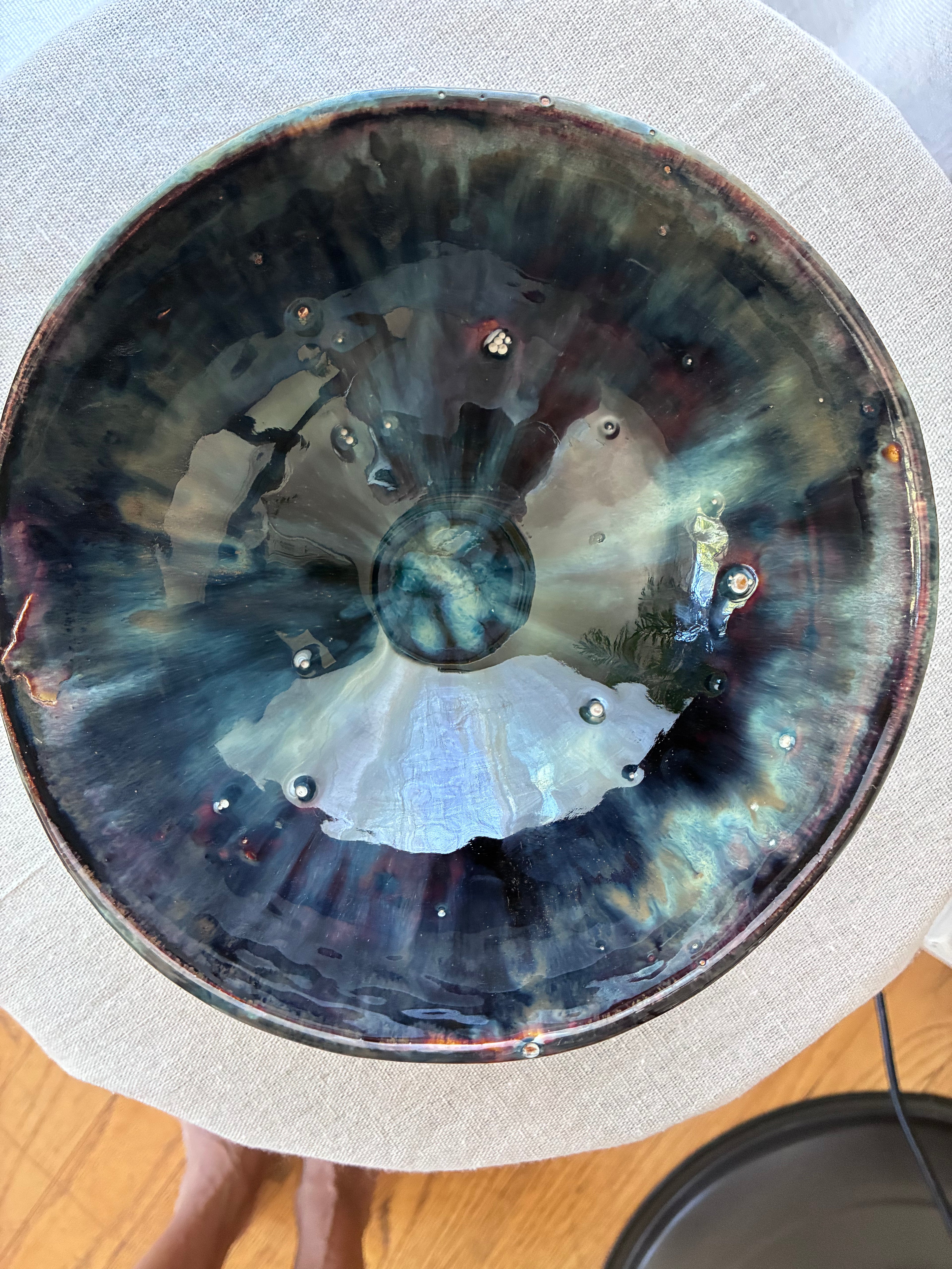 Abyssal Light – Sculptural Ceramic Bowl