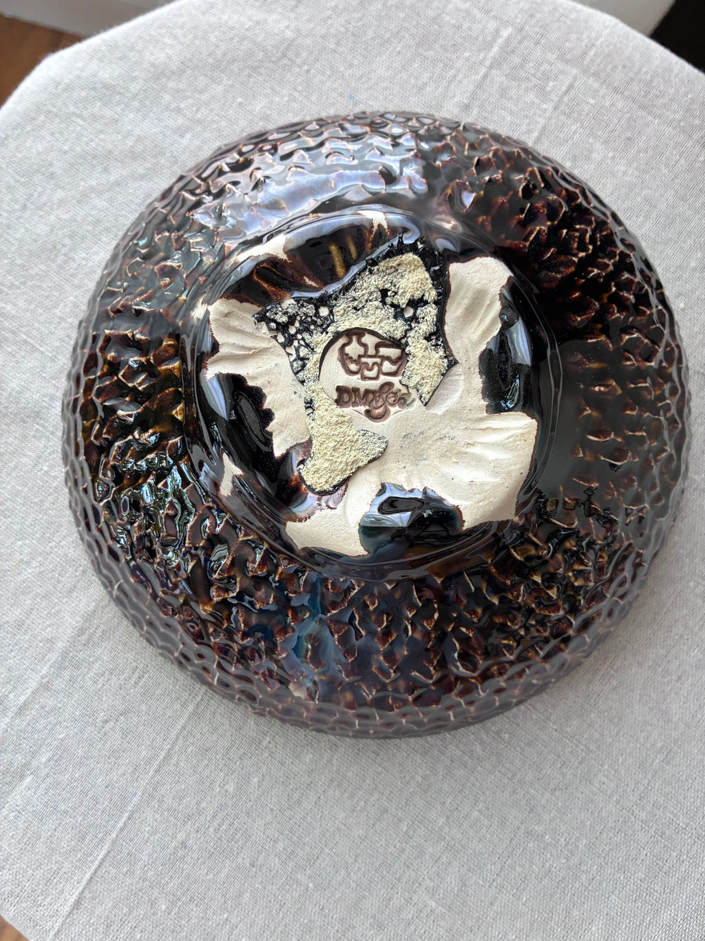 Abyssal Light – Sculptural Ceramic Bowl