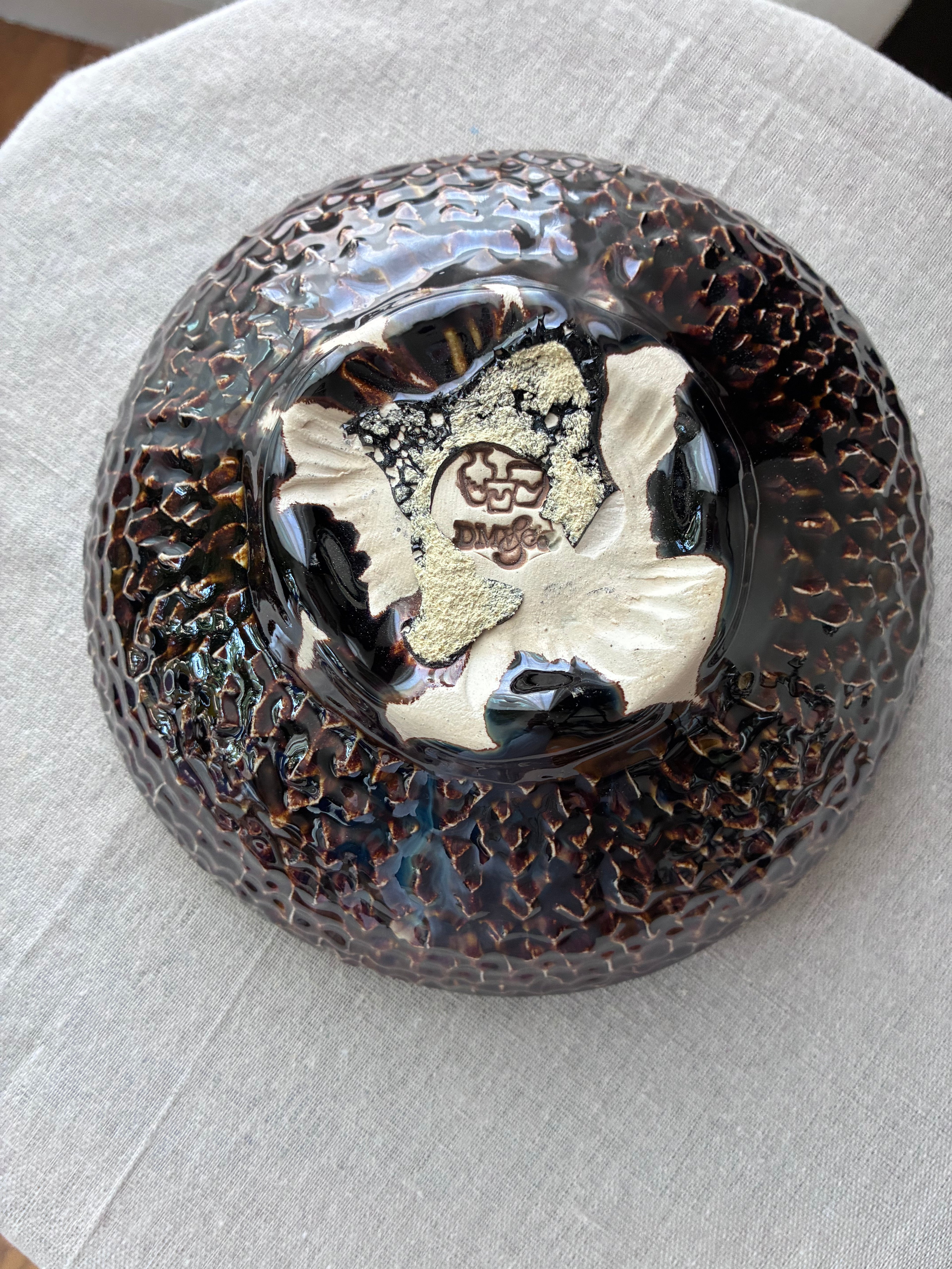 Abyssal Light – Sculptural Ceramic Bowl