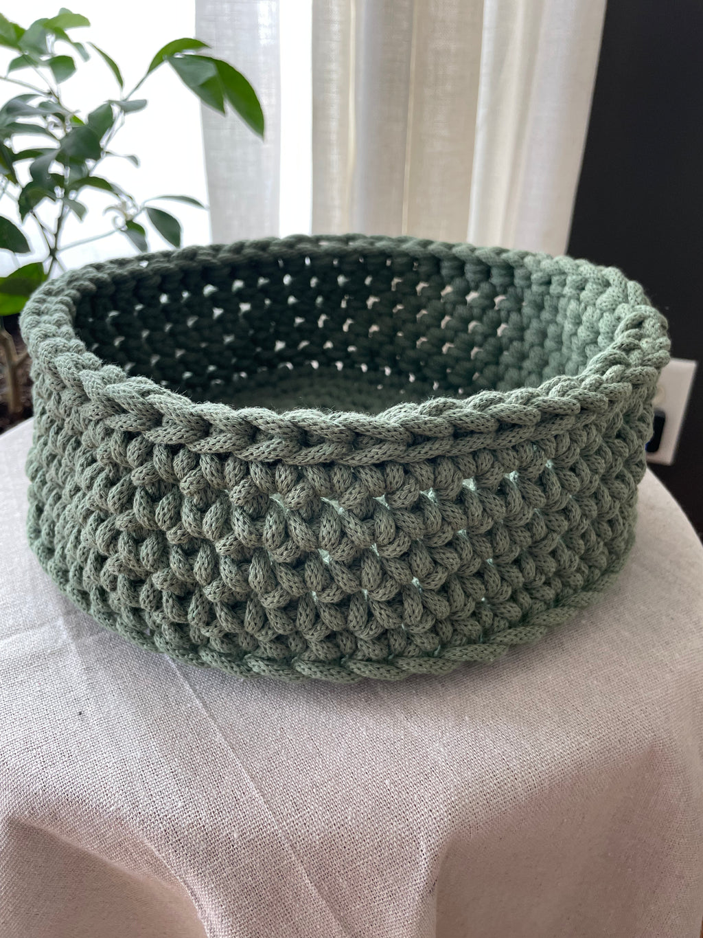 Noa – Handcrafted Cotton Basket (Large)