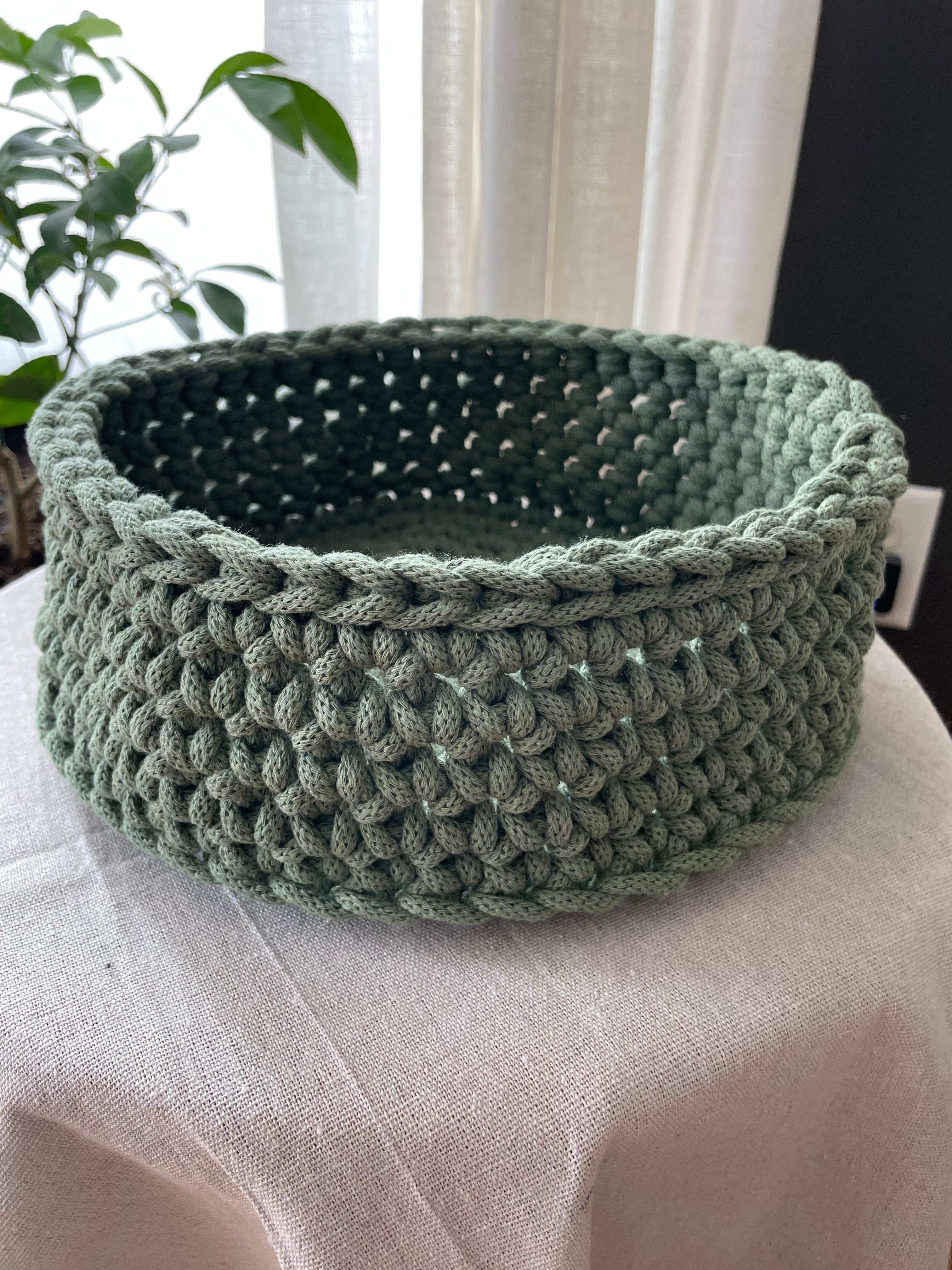 Noa – Handcrafted Cotton Basket (Large)