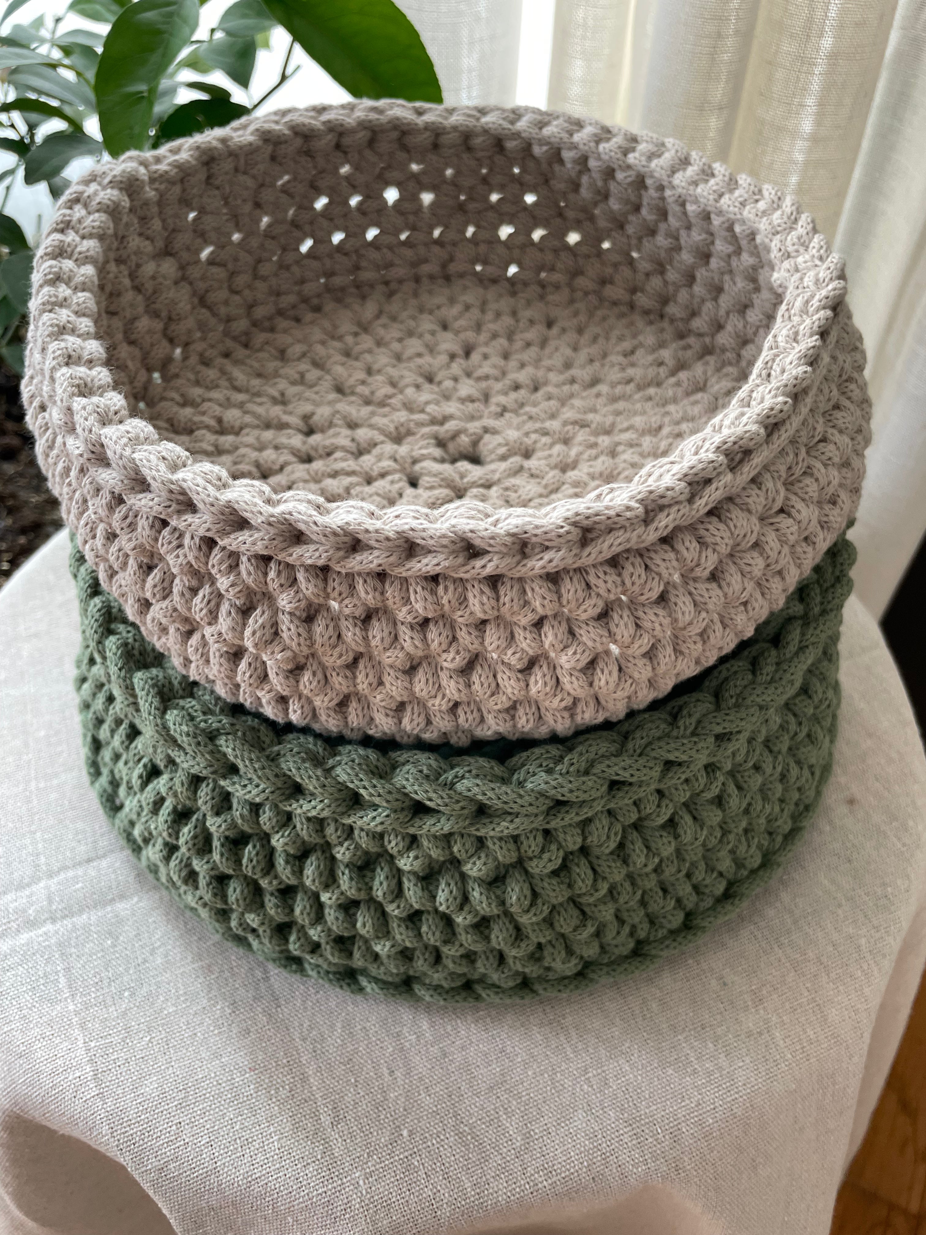 Noa – Handcrafted Cotton Basket (Large)