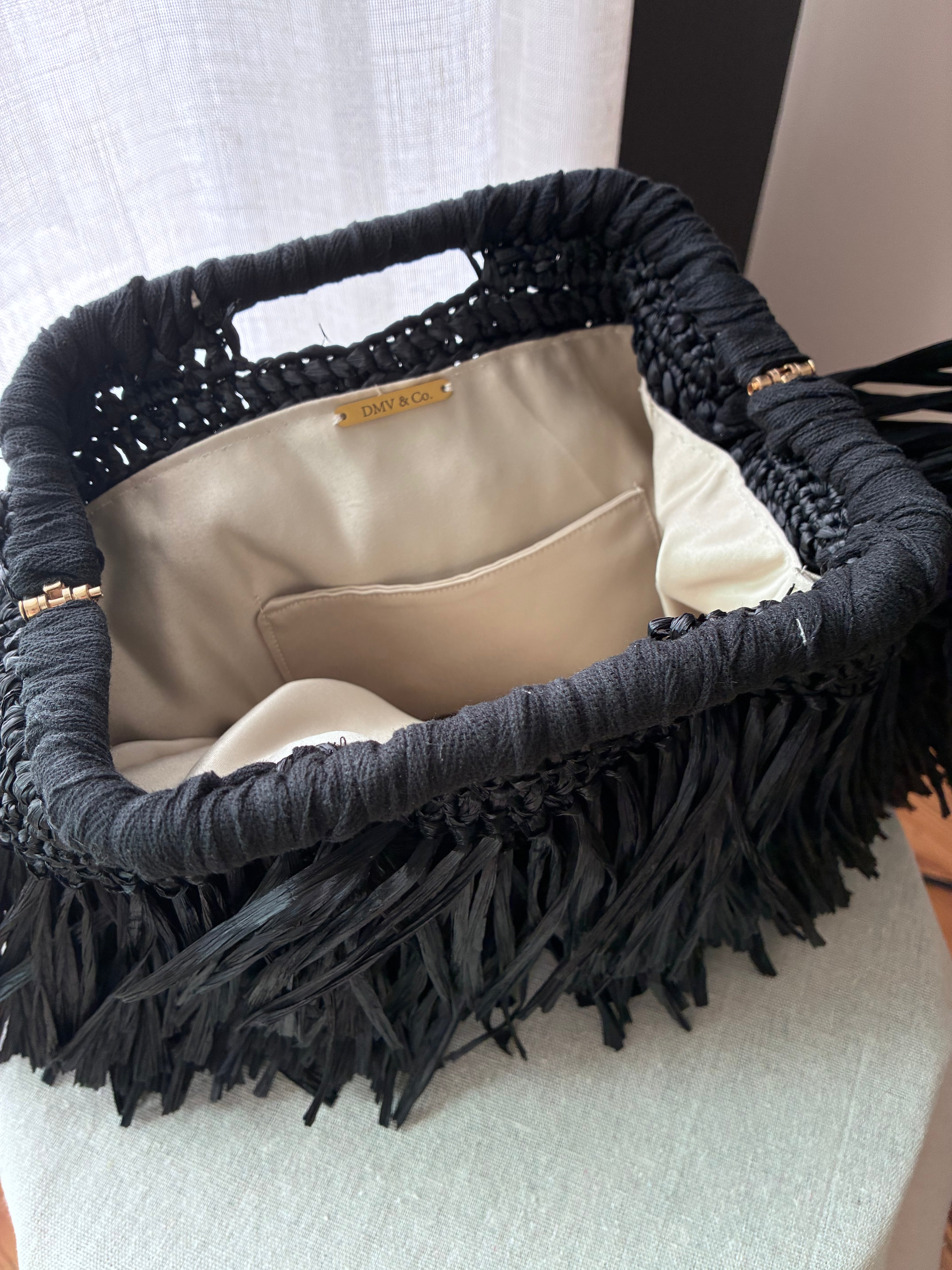 La Notte— Handcrafted Fringe Evening Bag
