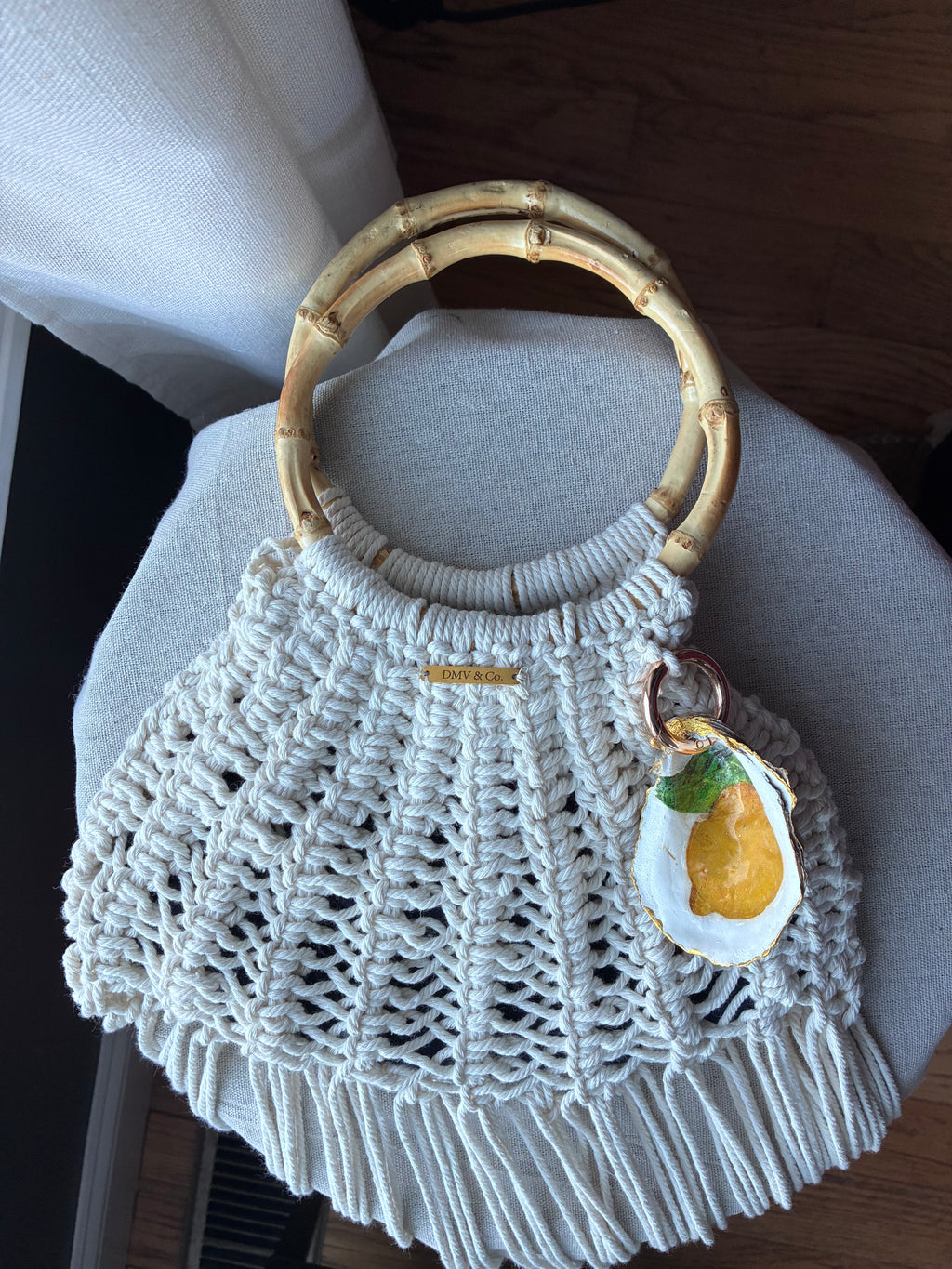 Bella Limone | Handcrafted Macramé Fringe Bag