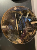 Exquisite **12-inch resin clock** combines art and functionality Functional Modern Decor Unique Centerpiece