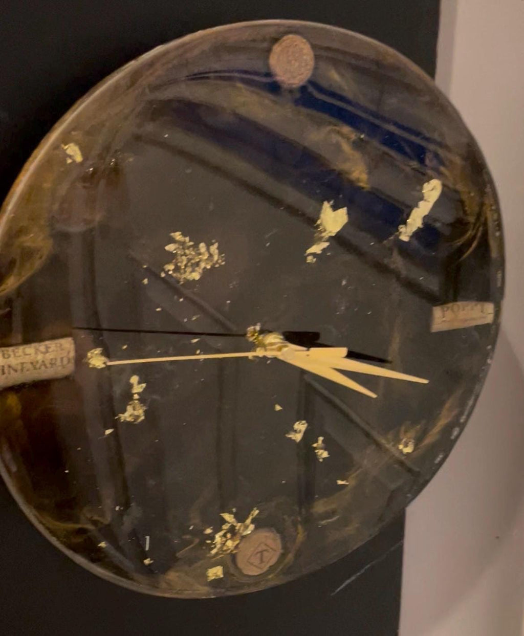 Exquisite **12-inch resin clock** combines art and functionality Functional Modern Decor Unique Centerpiece