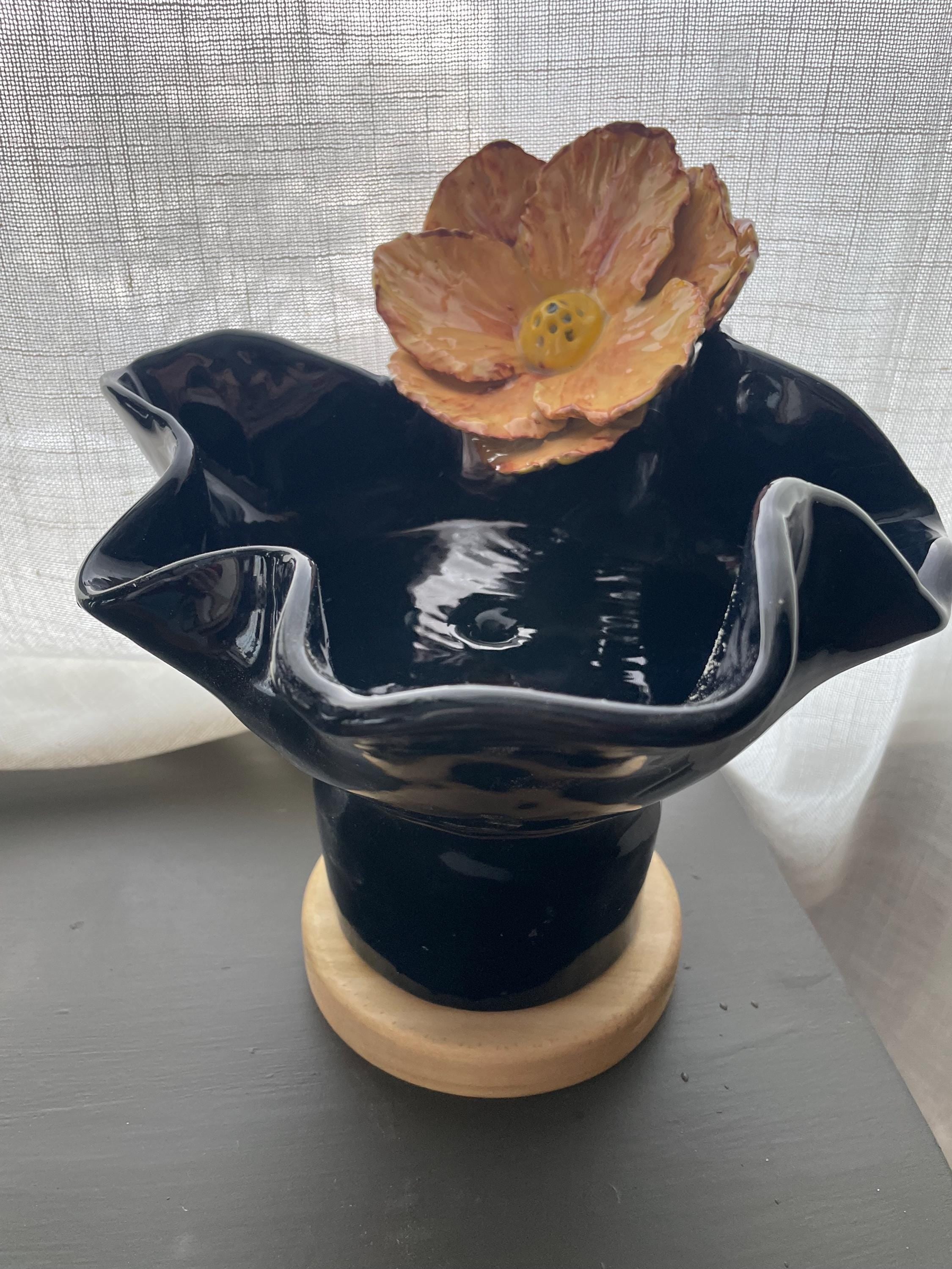 Ceramic Fountain, delivering calming serenity to any room Soothing Desk & Shelf Decor Relaxation Gift